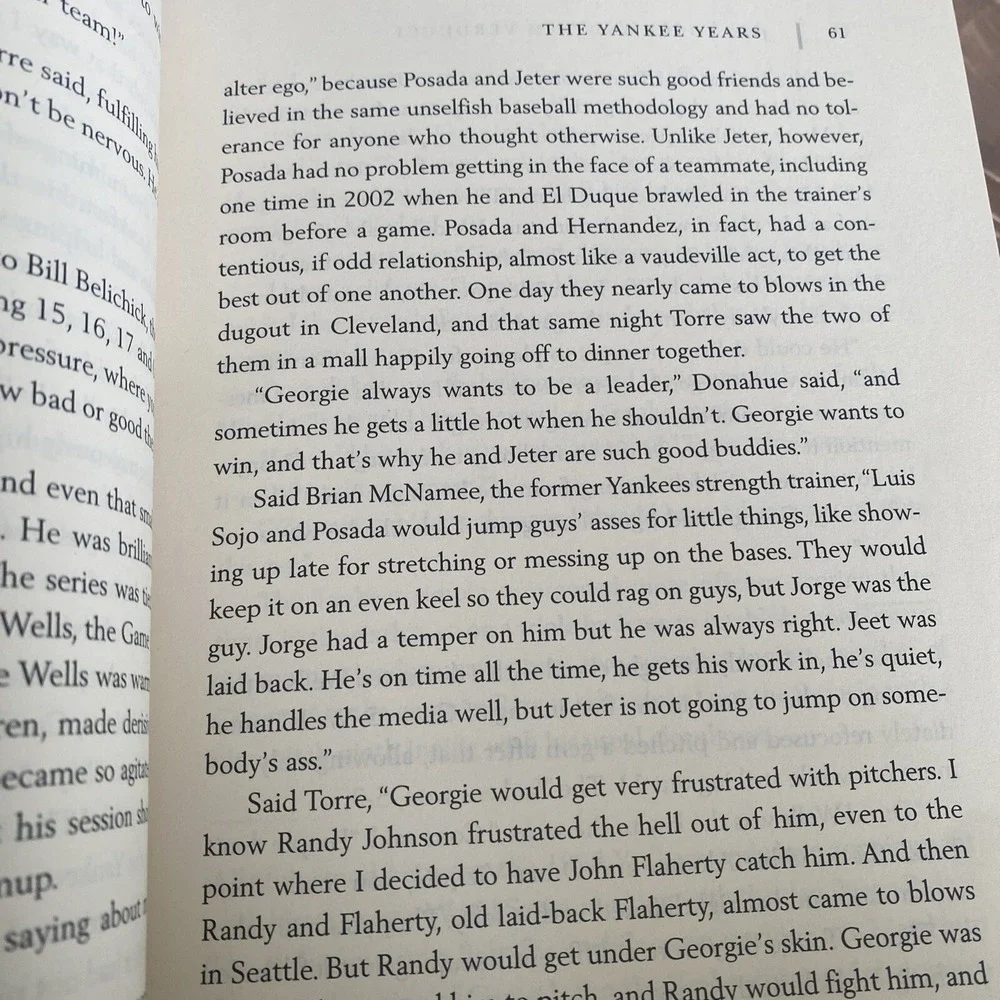 The Yankee Years - Joe Torre and Tom Verducci‎ - Hard Cover
